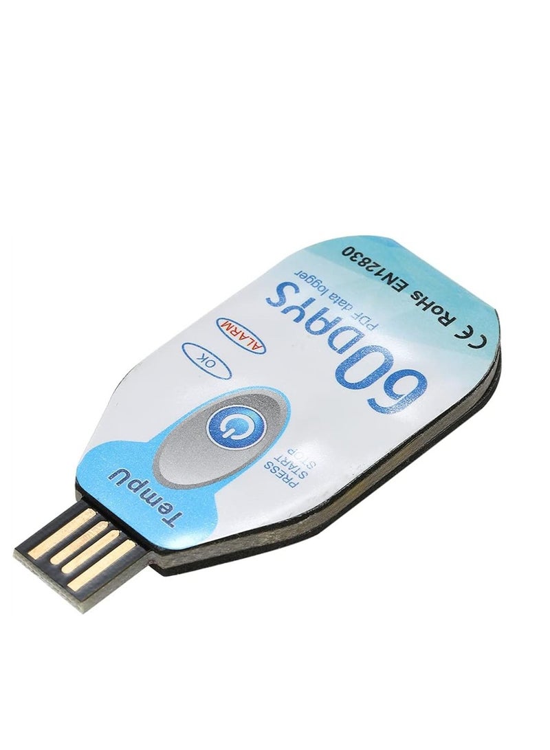 Waterproof USB 2.0 PDF Disposable Temperature Data Logger 60 Days Cold Chain ermometer Recorder for Biological or Medicine Chemical Industry - Image 1