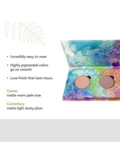 Honeybee Gardens 'Mini Skinny' Eye Shadow Refillable Duo Compact ; Vegan ; Cruelty Free ; Gluten Free ; Talc Free (Canterbury + Cameo)  - Image 4