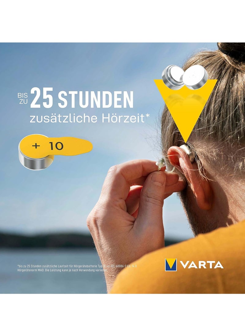 Hearing Aid Batteries, Yellow Type 10 , PR70 , 1.45V , 6 pes, Custom Made, high hearing level, mercury-free, Made in Germany - pzsku/Z611C0E8D3986C0538879Z/45/_/1731233794/e63d9310-5b8f-4bd0-90e9-67c21153420a