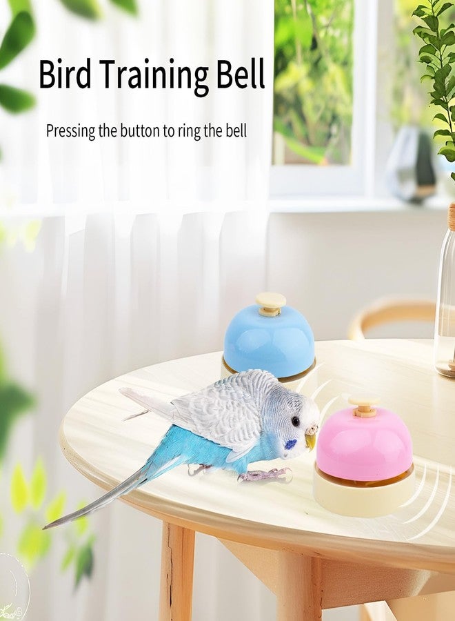 FlidRunest Bird Bell Toys, 2 Pack Parrot Training Bell, Bird Tell Bell, Pet Training Bell Toy, Bird Stainless Steel Bell for Parrots, Parakeets, Conures, Cockatiels, Dogs - Image 4
