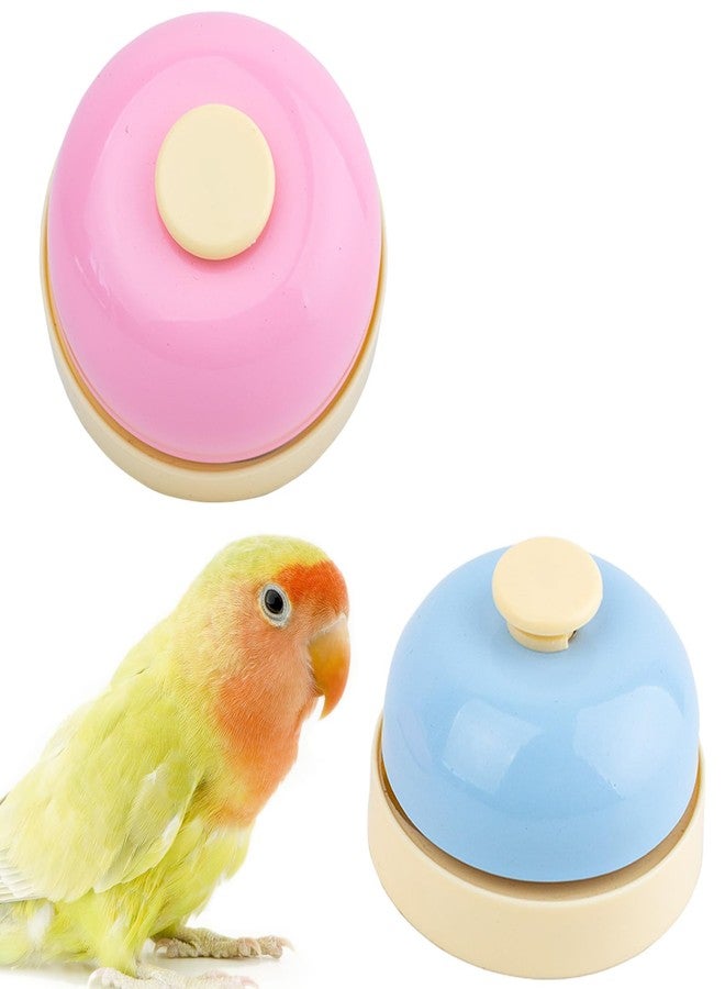 FlidRunest Bird Bell Toys, 2 Pack Parrot Training Bell, Bird Tell Bell, Pet Training Bell Toy, Bird Stainless Steel Bell for Parrots, Parakeets, Conures, Cockatiels, Dogs - Image 3