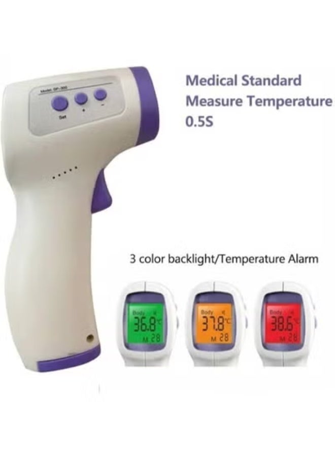 2-in-1 Digital Infrared Thermometer - Non-Contact Forehead & Ear Temperature Gun - Instant Accurate Results with LCD Display for Babies & Adults - Image 3