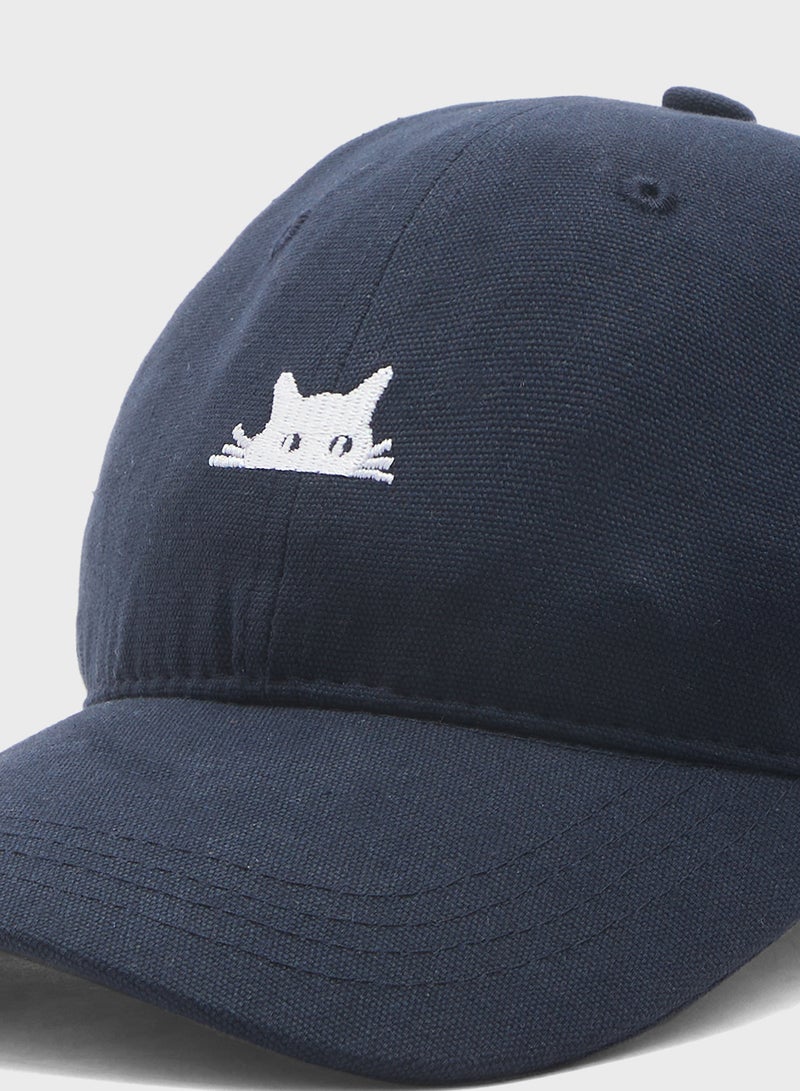 سفنتي فايف قبعة بيسبول مطرزة بالقطط - Image 3