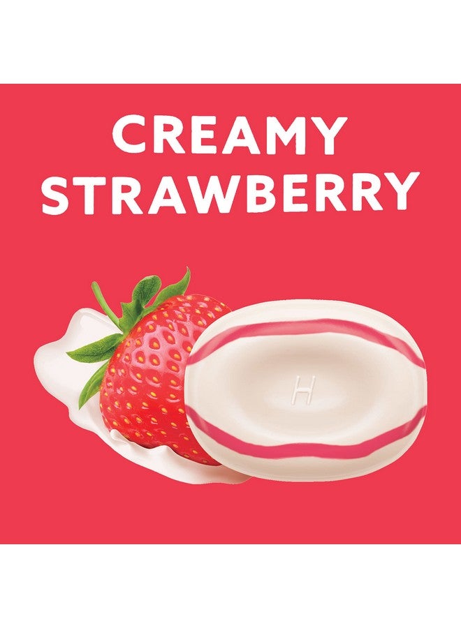 HALLS Throat Soothing (Previously HALLS Breezers) Creamy Strawberry Throat Drops, Economy Pack, 70 Drops - Image 1