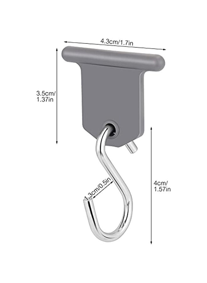 Piping Rail Hooks Set Of 16 Rv Awning Hooks Camping Awning Hooks Piping Rail Accessories For Motorhome Caravan Party Camping Tent Indoor And Outdoor Decoration