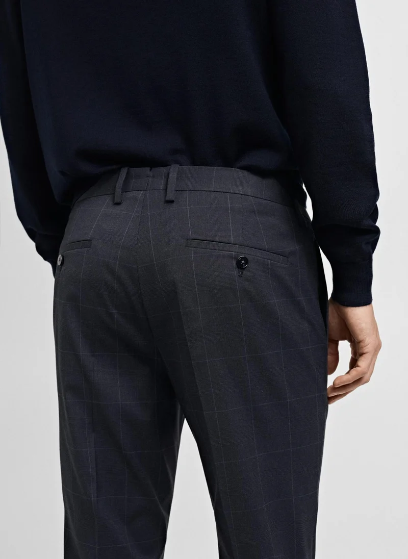 Mango Man  Stretch Fabric Super Slim-Fit Suit Pant for Men | Best Price UAE