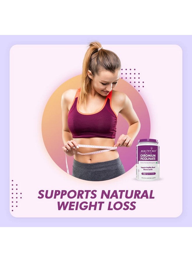 HealthyHey Nutrition HealthyHey Nutrition Chromium Picolinate -Support Glucose Metabolism (High Absorption) 120 Capsules, Non-GMO, Gluten Free  - Image 5