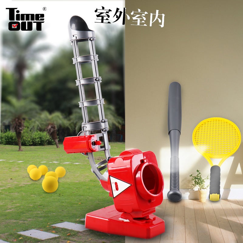 Children'S Tennis Outdoor Toys Parent-Child Interactive Leisure Sports Kindergarten Sports Equipment Baseball Automatic Serve Machine - Image 2