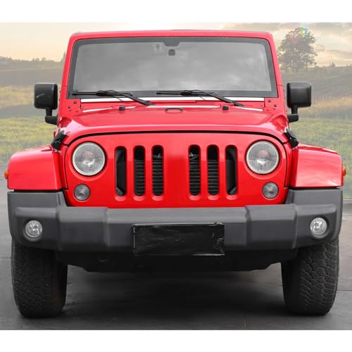 Hoolcar Hood Latches Hood Lock Catch Compatible with Jeep Wrangler JK JKU JL JLU & Jeep Gladiator JT 2007-2024, Black - Image 4