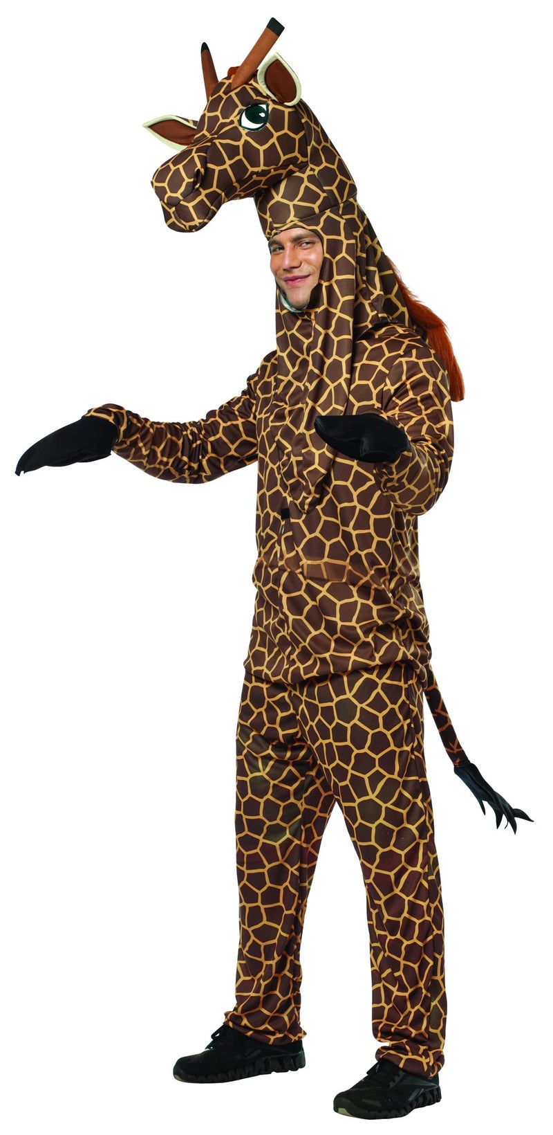 Rasta Imposta Giraffe Costume, Brown/Yellow, One Size - Image 1