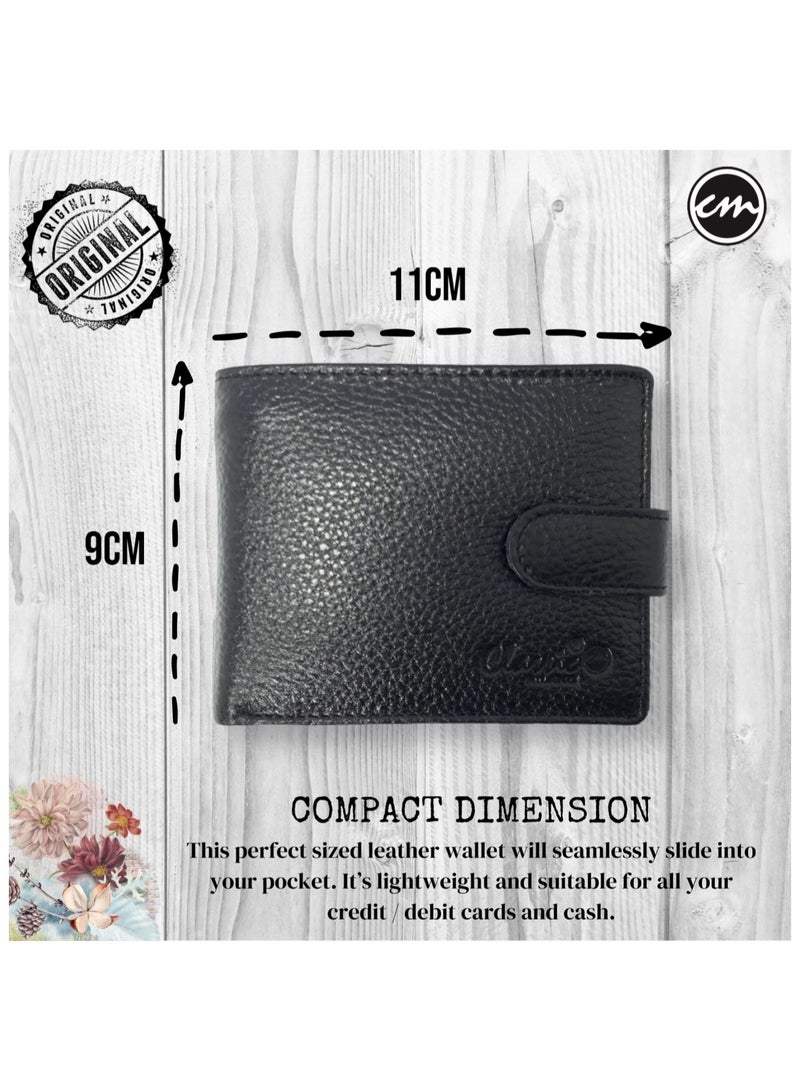 Classic Milano Classic Milano Wallet for Men - Genuine Leather Card Holder Wallet, RFID Blocking Bifold Mens Wallet with Coin Pouch, Slim Wallet for Men, Durable Man Wallet - Ideal Gift  - Image 4