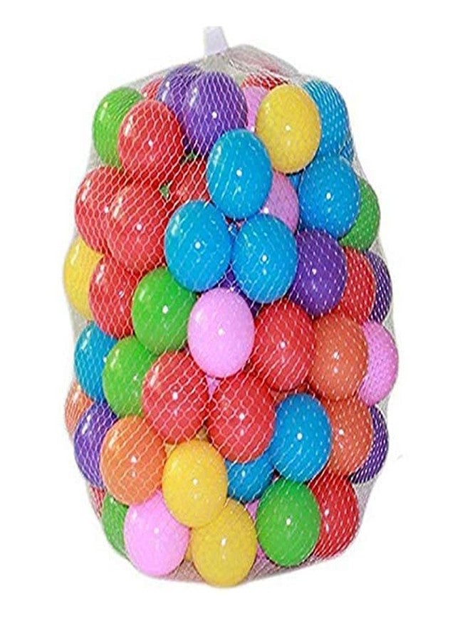 Kaptin 5.5cm 100PCS Kids Ball Pit Play Balls Soft Ocean Ball for ballpit Swim Pit Pool Tent Toddler playtent Play Tent Balls playpen Playhouse (Mix Colour) - Image 1