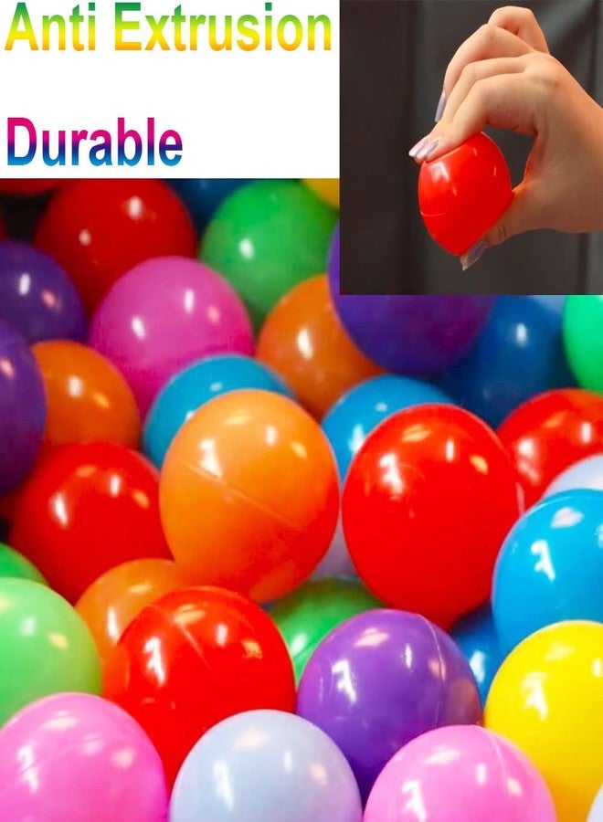Kaptin 5.5cm 100PCS Kids Ball Pit Play Balls Soft Ocean Ball for ballpit Swim Pit Pool Tent Toddler playtent Play Tent Balls playpen Playhouse (Mix Colour) - Image 3