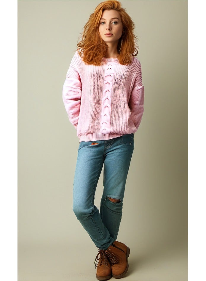 GUESS Guess Women Long Sleeve Simone Sweater Top - Image 1