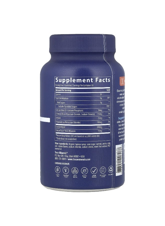 Trace, Electrolyte Stamina Gummies, Lemon Lime, 90 Gummies - Image 2