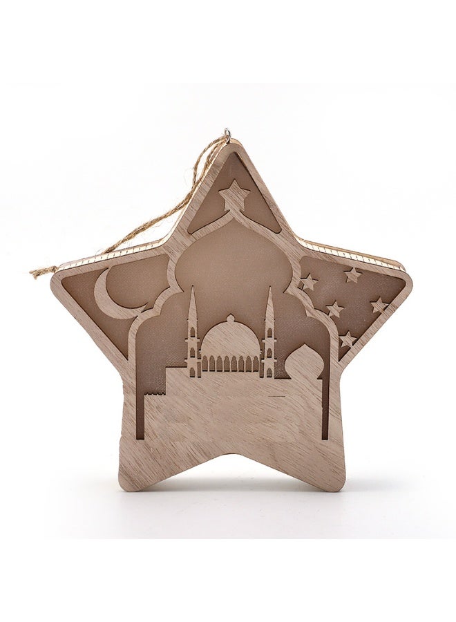 Nariele Wooden Atmosphere Shaped Lamp For Bedroom - Image 1