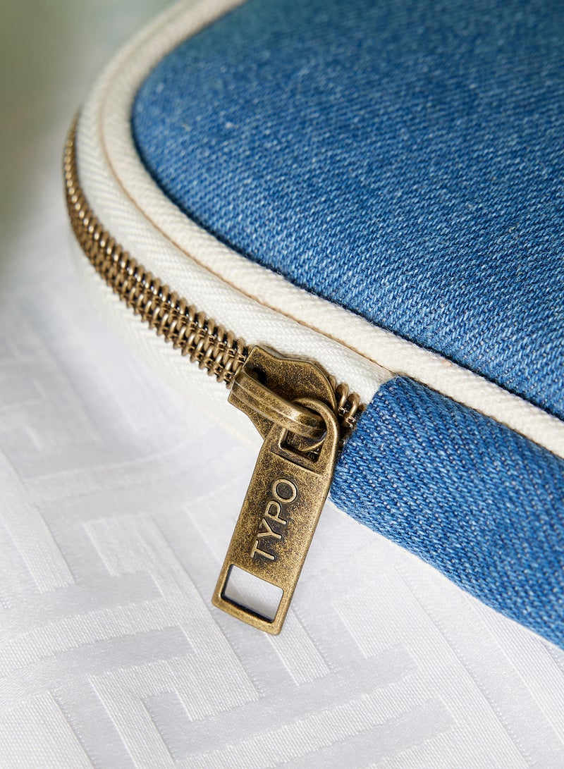 Typo Commute Take Me Away 15 Inch Laptop Case Blue Denim 2.0  - Image 3