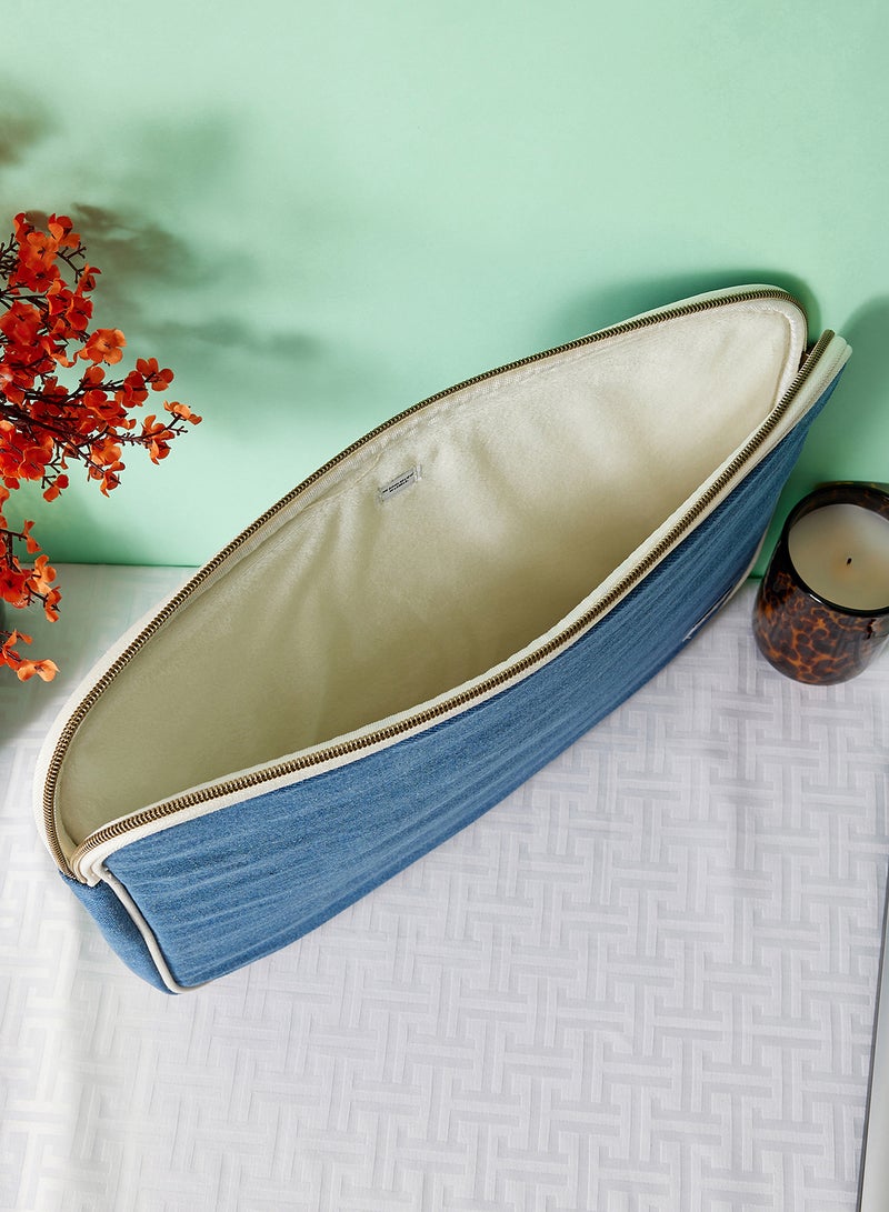 Typo Commute Take Me Away 15 Inch Laptop Case Blue Denim 2.0  - Image 4