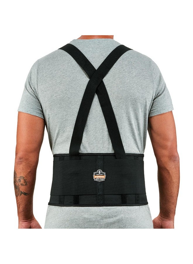 Ergodyne ProFlex 1650 Back Support Belt, 7.5" Elastic, Adjustable, Removeable Straps, Black, Medium - Image 1