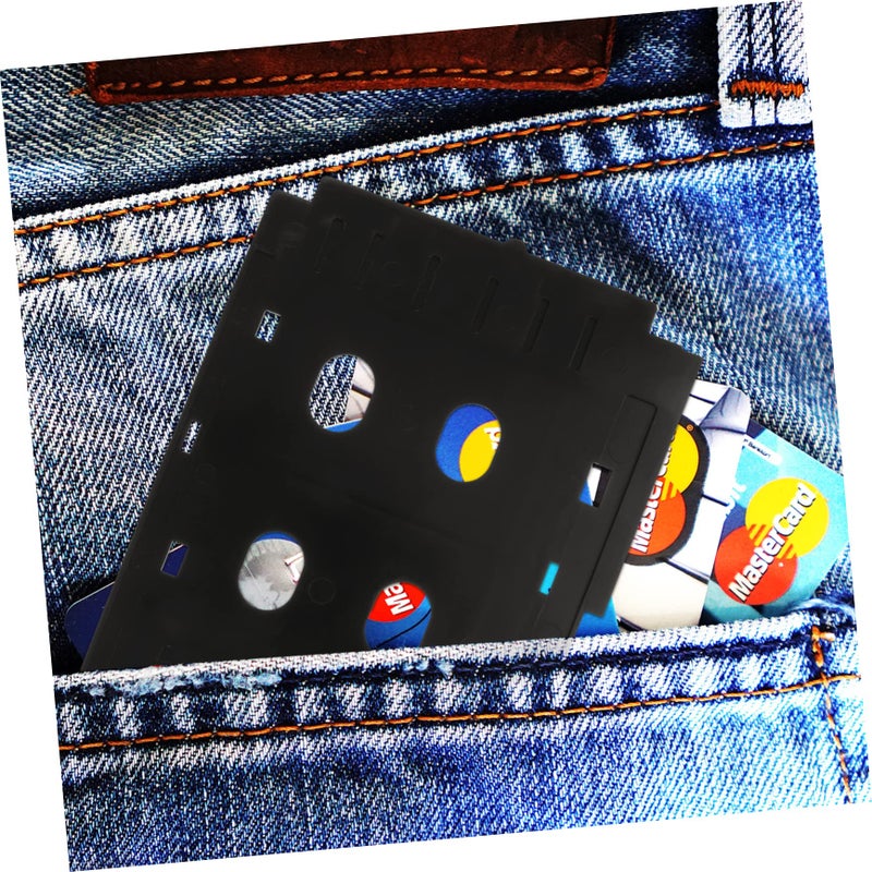 Angoily PVC ID Card Tray Sturdy Material Practical Card Holder for Home Office School - Image 4