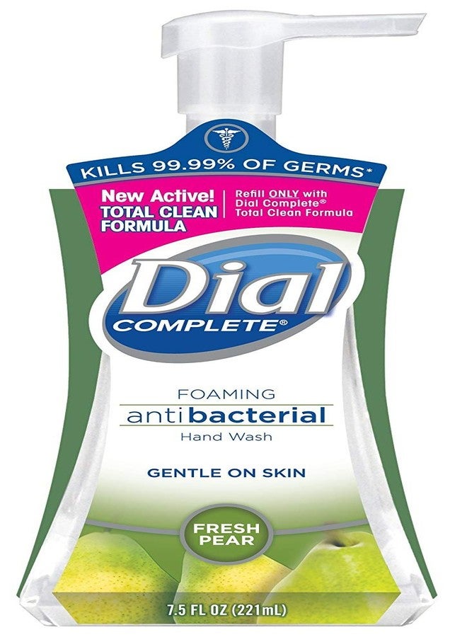 Dial Complete Antibacterial Foaming Hand Soap, 2-Scent Variety Pack, Spring Water/Fresh Pear, 7.5 Fluid Ounces Each , 5 count (Pack of 1) - Image 4