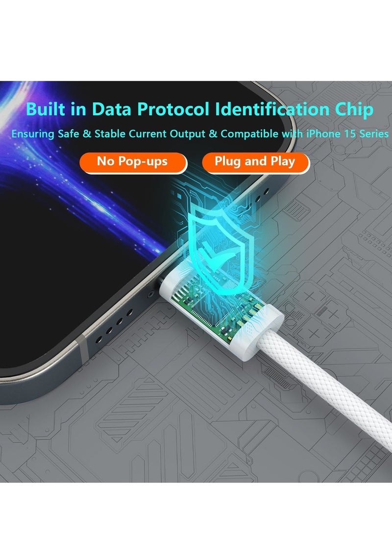 SYOSI - USB C to Lightning Charge Adapter for iPhone 15, USB C Male to Lightning Female 60W PD Fast Charge andData Transfer Converter Fit with iPhone 15 Pro15 Pro Max,iPad Pro Air, Galaxy, PixelNot for Audio - Image 1