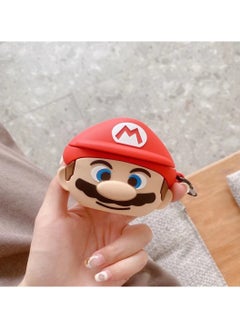 ICARLUS For AirPods 4 Case 3D Cartoon Cute Silicone Earbuds Cover - Super Marie  - Image 2