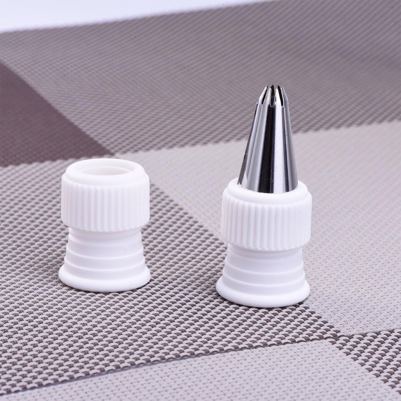 Shappy Plastic Standard Couplers for Cake Decorating - 12 Pack - Image 5