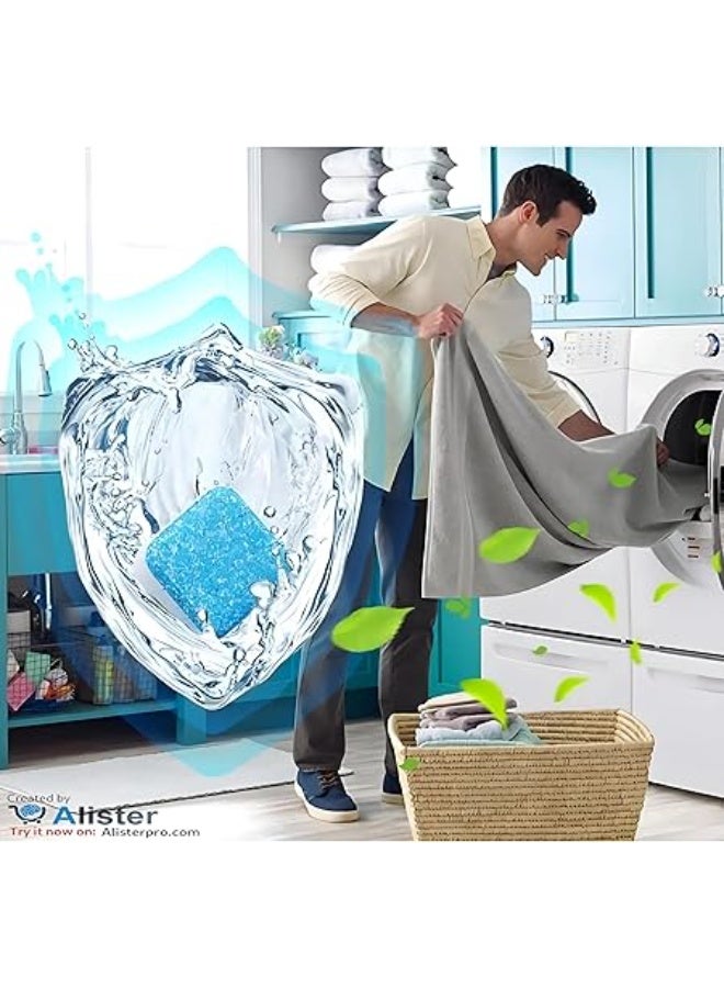 Washing Machine Deep Cleaning Tablets - Activate and Decontaminate Total Internal Ingredients, Available in Variety (Pack of 12) - Image 4