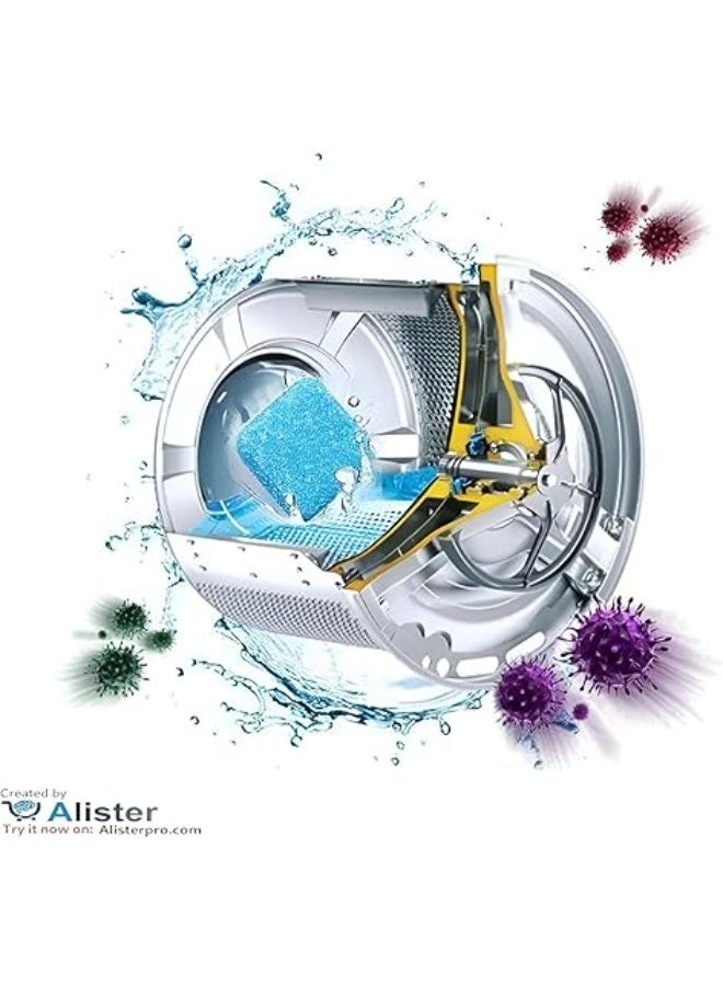 Washing Machine Deep Cleaning Tablets - Activate and Decontaminate Total Internal Ingredients, Available in Variety (Pack of 12) - Image 3