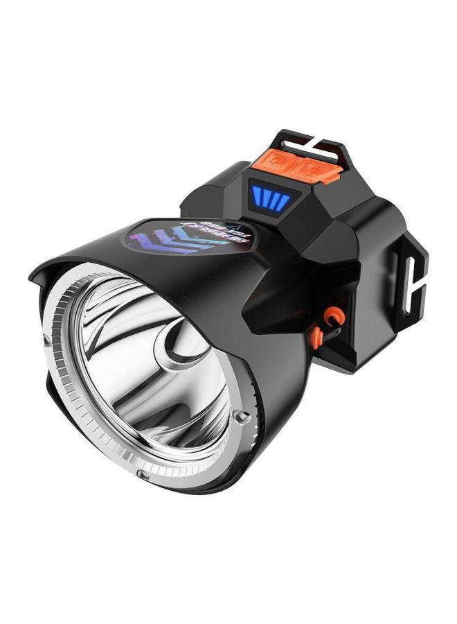 Outdoor White Laser Induction Headlight COB Red Warning Light With Digital Display Long Endurance Super Bright Night Running Fishing Headlight-Color:T668  - Image 1