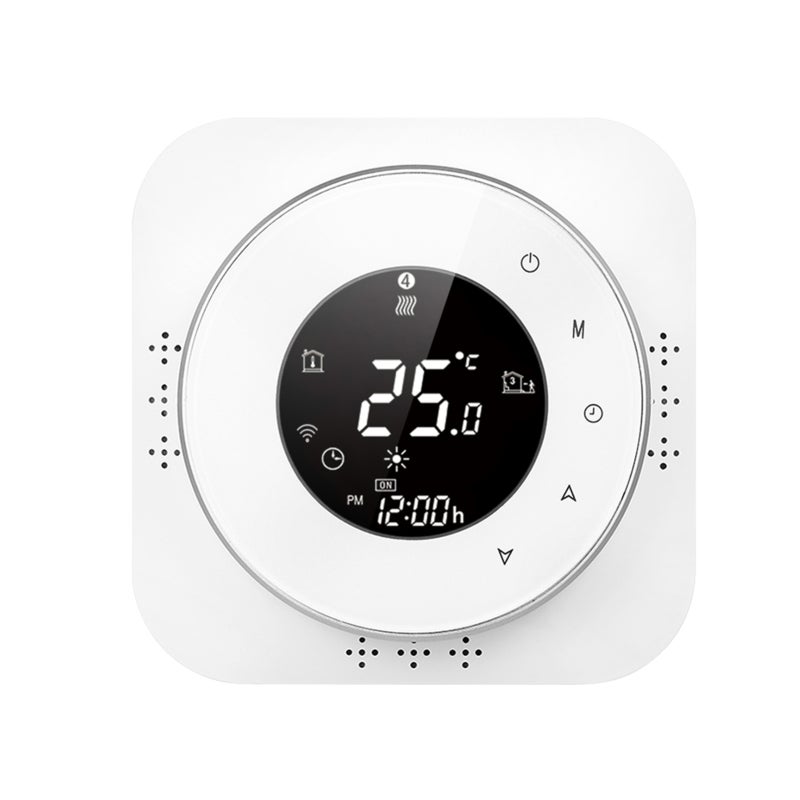 Smart Thermostat: 51mm Round Display Area 0.5℃ Accuracy - Touch Screen Simple Operation Wifi Thermostat for Smart Home Integration With Echo, Google Home and Tmall Genie - Image 1