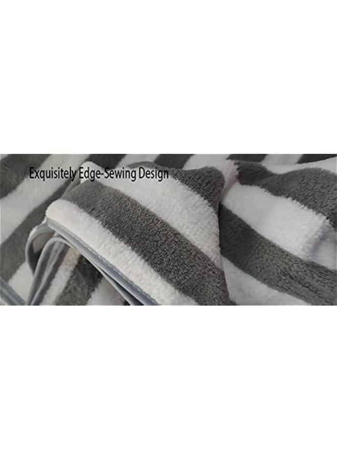 MOXO Microfiber Bath Towel Quick Dry Towel Super Absorbent Bathroom Towels MultiUse for Sports Travel Fitness Yoga Gym Beach Towels 140X70cm Grey - Image 4