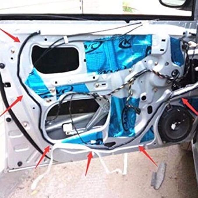 ريحني 4M لاك بوتيل مطاطي أسود مادة مانعة للسداد، شاحنة سيارة، هيكل مصابيح أمامية، تركيب صوت، أداة تركيب الفيديو، إعادة الإغلاق شريط إعادة الإغلاق، ختم الرطوبة المقاوم للماء، عزل باب السيارة، عزل الضوضاء - Image 3