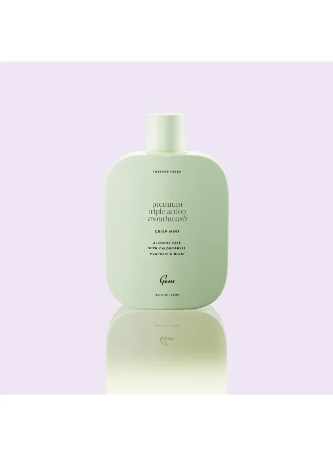جم Gem Mouthwash Crisp Mint 500Ml