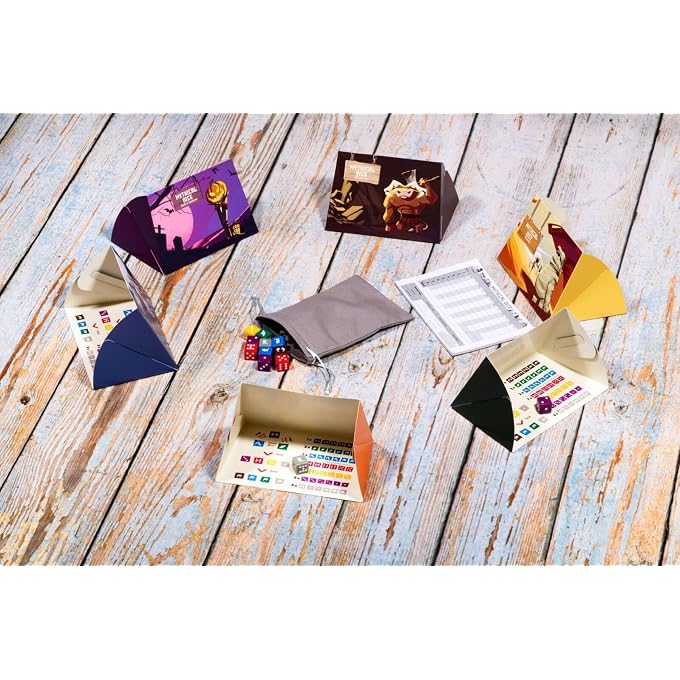 iello : Mino Dice - Family Bidding Board Game, Trick-Taking Dice & Card Game, Become Champion of The Labyrinth, Fantasy, Ages 8+, 3-6 Players, 30 Min - Image 2