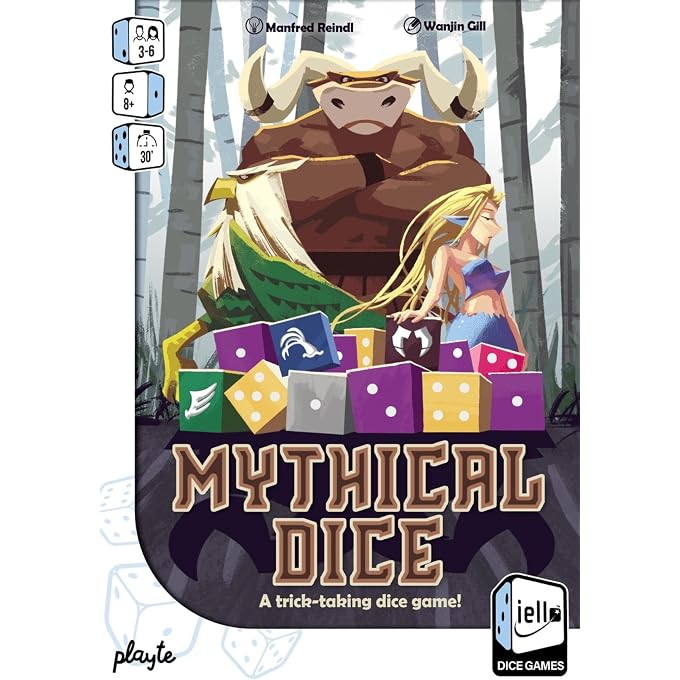 iello : Mino Dice - Family Bidding Board Game, Trick-Taking Dice & Card Game, Become Champion of The Labyrinth, Fantasy, Ages 8+, 3-6 Players, 30 Min - Image 3