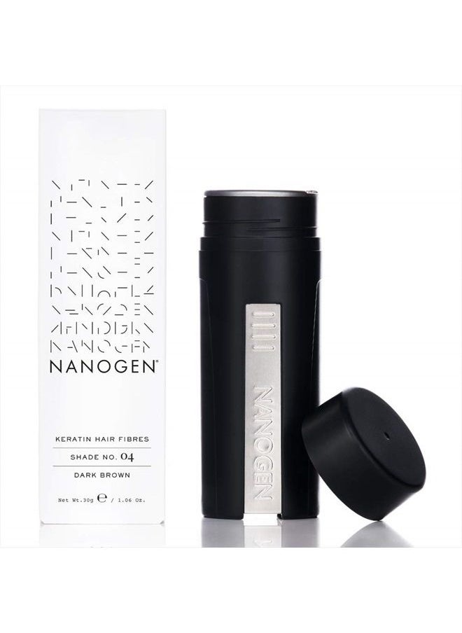 Nanogen Hair Thickening Fibres Dark Brown 30 Grams  - Image 1
