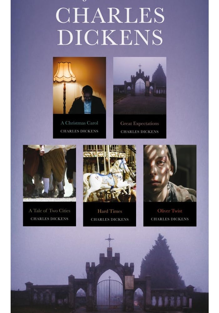 Charles Dickens 5 Books Collection Box Set - Oliver Twist, A Christmas Carol, Hard Times, A Tale of Two Cities, Great Expectations (Major Works of Charles Dickens) by Charles Dickens January 1, 2021 - Image 3