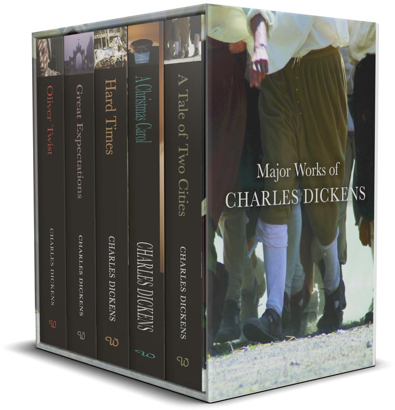 Charles Dickens 5 Books Collection Box Set - Oliver Twist, A Christmas Carol, Hard Times, A Tale of Two Cities, Great Expectations (Major Works of Charles Dickens) by Charles Dickens January 1, 2021 - Image 2