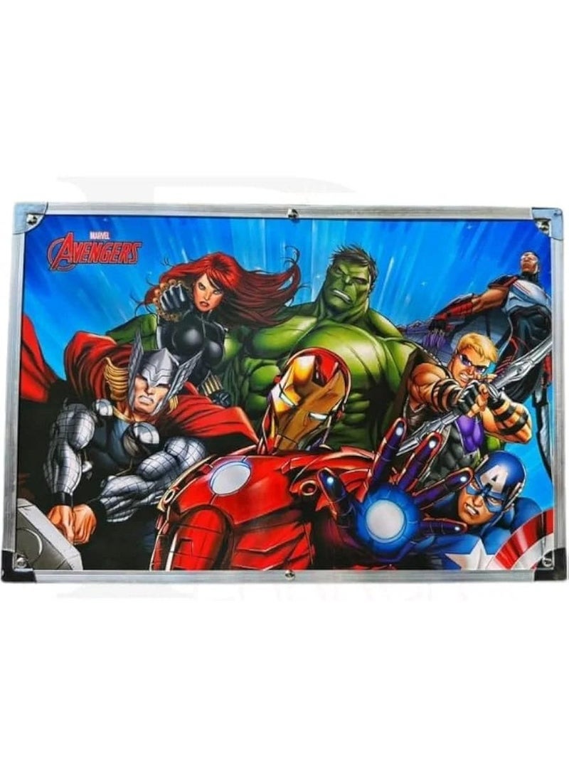 مارفل 145-Piece Metal Art Set | 145-Piece Drawing & Coloring Set | 145-Piece Art Kit | 145-Piece Drawing Kit | 145-Piece Coloring Kit | 145-Piece Art Supplies Set | 145-Piece Drawing Supplies | 145-Piece Metal Art Case | 145-Piece Artist Kit | 145-Piece Creative Art Set | 145-Piece Professional Drawing Set | 145-Piece School Art Kit | 145-Piece Kids & Adults Art Set | 145-Piece Portable Art Set | 145-Piece Art & Coloring Case | Complete 145-Piece Art Kit | All-in-One Drawing & Coloring Set | 145-Piece Sketching & Coloring Kit | Portable Metal Art Box | Artist Gift Set 145 Pieces - Image 2