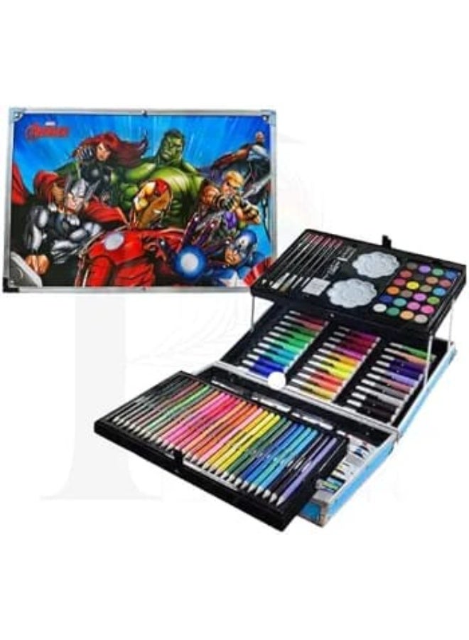 مارفل 145-Piece Metal Art Set | 145-Piece Drawing & Coloring Set | 145-Piece Art Kit | 145-Piece Drawing Kit | 145-Piece Coloring Kit | 145-Piece Art Supplies Set | 145-Piece Drawing Supplies | 145-Piece Metal Art Case | 145-Piece Artist Kit | 145-Piece Creative Art Set | 145-Piece Professional Drawing Set | 145-Piece School Art Kit | 145-Piece Kids & Adults Art Set | 145-Piece Portable Art Set | 145-Piece Art & Coloring Case | Complete 145-Piece Art Kit | All-in-One Drawing & Coloring Set | 145-Piece Sketching & Coloring Kit | Portable Metal Art Box | Artist Gift Set 145 Pieces - Image 1