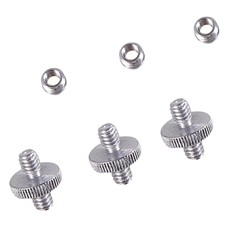 9Pcs Camera Tripod Accessories Kit with Quick Release Bracket and Threaded Screw Mount Adapters - Image 2