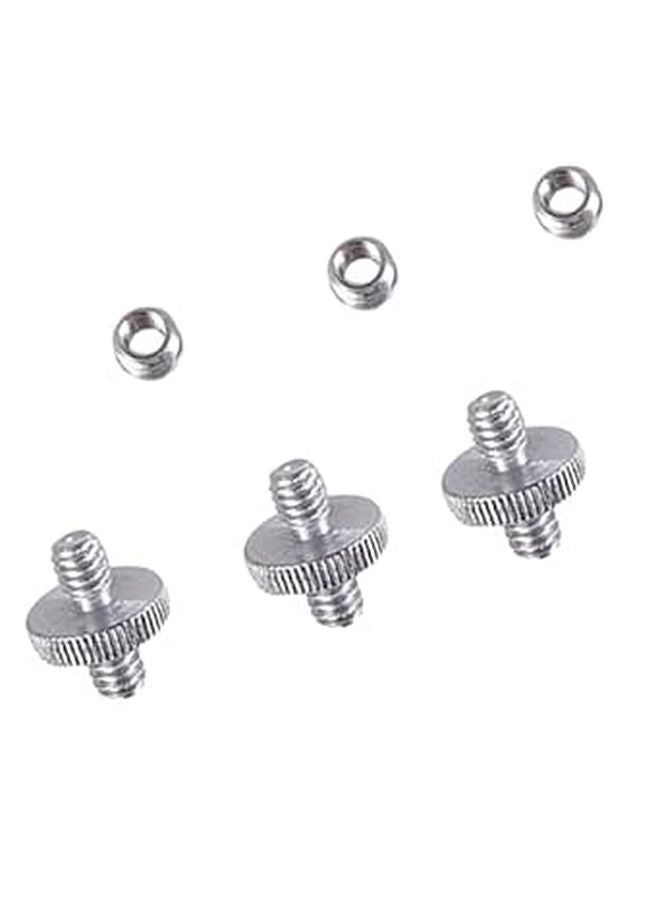9Pcs Camera Tripod Accessories Kit with Quick Release Bracket and Threaded Screw Mount Adapters - Image 1