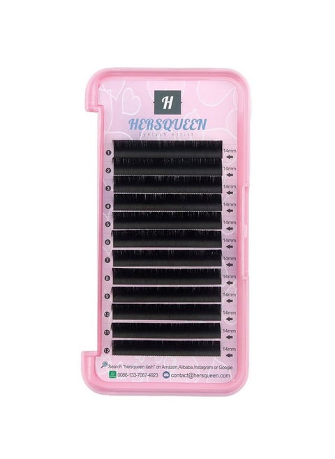 Individual Eyelashes Extensions .07 C Curl D Curl Salon Tray Russian Volume Lash Tray False Eyelashes Korean Imported Faux Mink Silk Lash Semi Permanent Natural Eyelash Extensions .10 .15 .20 J B Curl