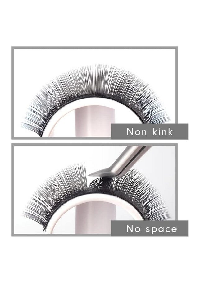 HERSQUEEN - Individual Eyelashes Extensions .07 C Curl D Curl Salon Tray Russian Volume Lash Tray False Eyelashes Korean Imported Faux Mink Silk Lash Semi Permanent Natural Eyelash Extensions .10 .15 .20 J B Curl - Image 1