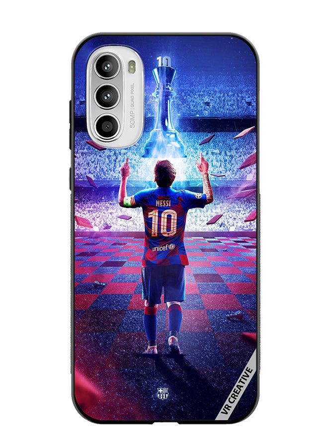 VR CREATIVE Protective Case Cover For Motorola Moto G82 Messi Design Multicolour - Image 1