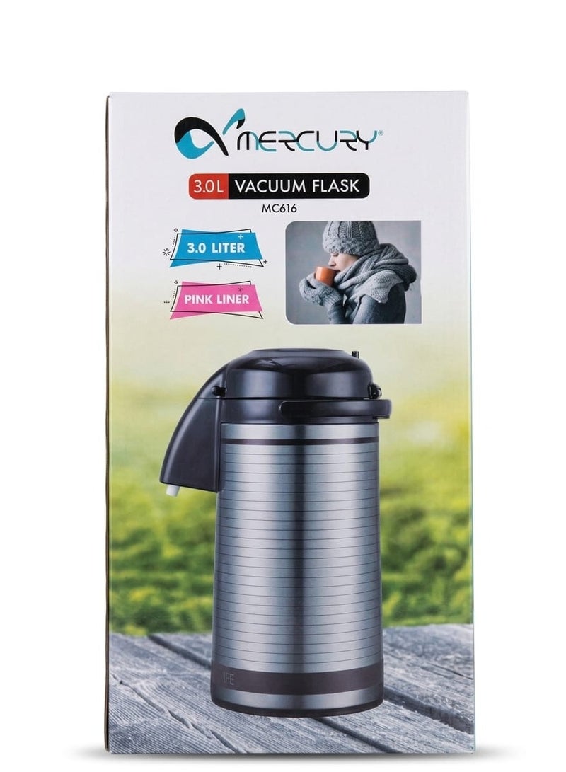 MERCURY VACUUM FLASK 3L MC616