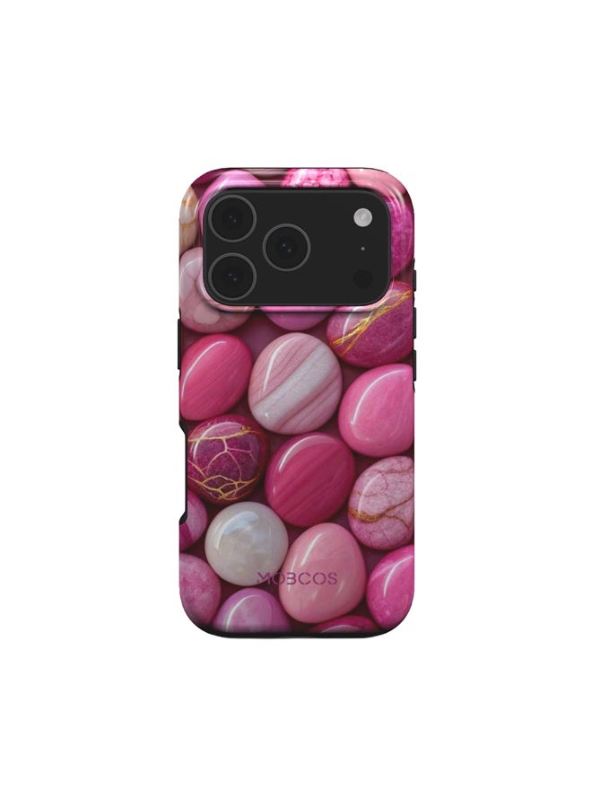 Mobcos iPhone 17 Pro Max Blushia Premium Case Compatible with Hybrid Dual-Layer Hard Shell + Silicone Protection - Scratch-Resistant Shockproof Mobile Cover - Image 1