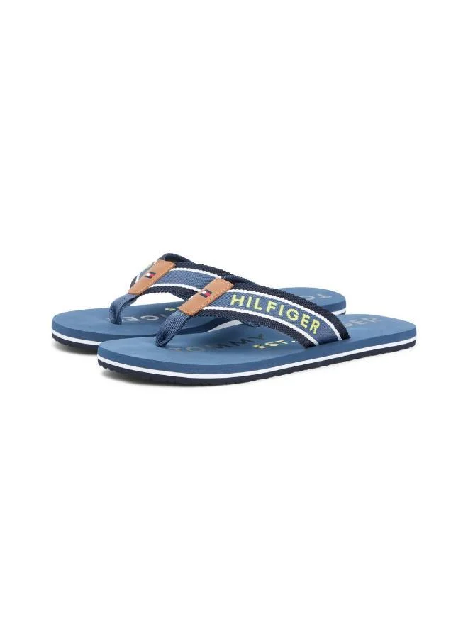Tommy Hilfiger Webbing Strap Logo Flip-Flops